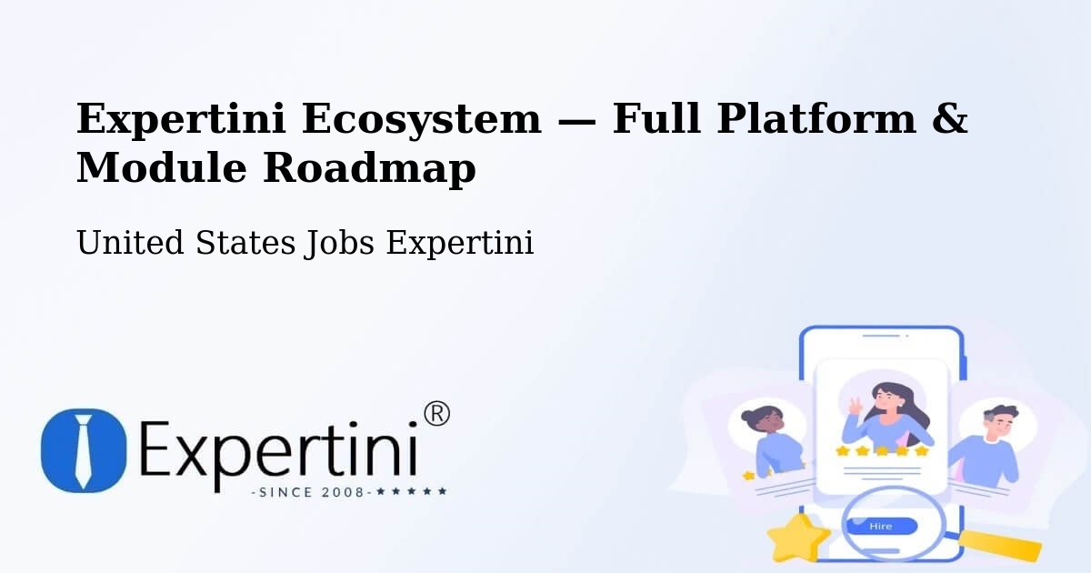 Expertini Ecosystem — Full Platform & Module Roadmap – Cornwall